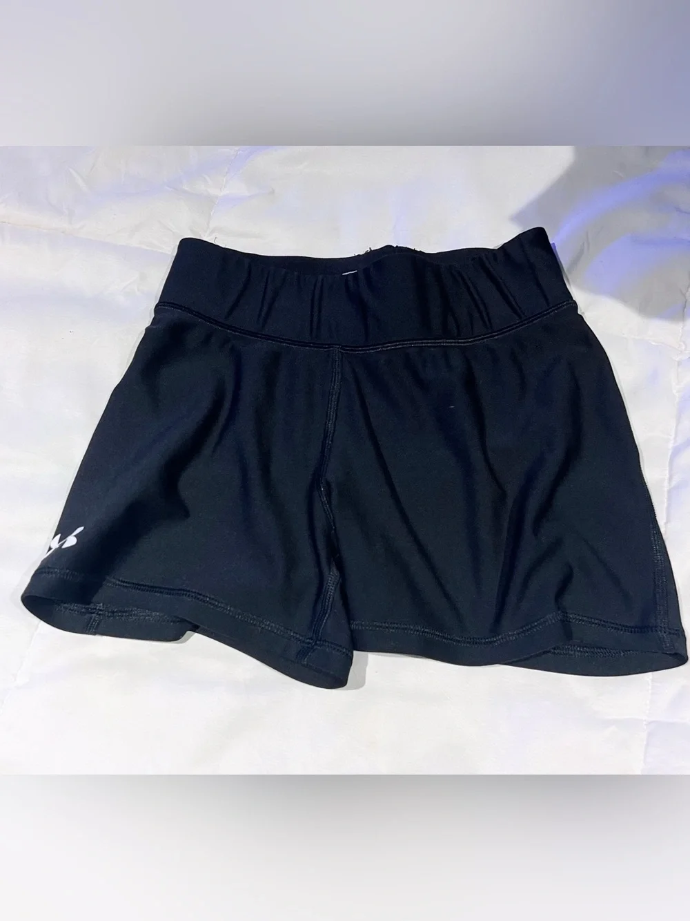 Under Armour Women's Black Performance Stretch Compression Shorts Size Small